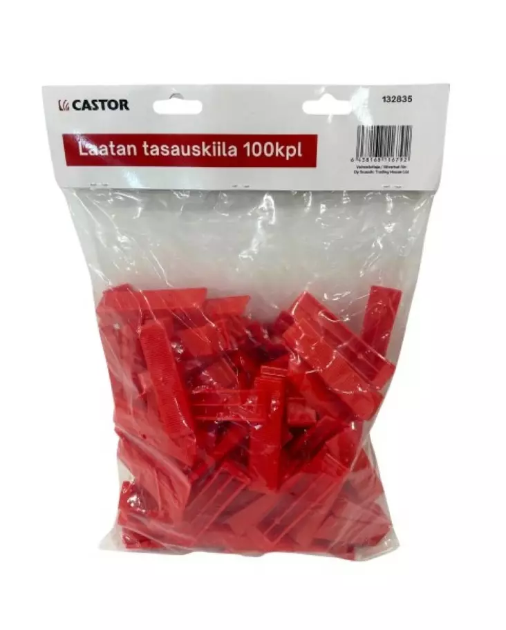 Laatan tasauskiila 100kpl - Muuraus-ja laatoitustarvikkeet - 6438168116792 - 1