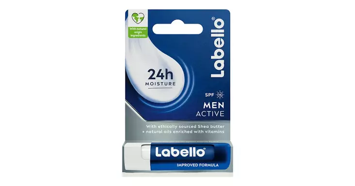 Labello Active huulivoide For Men 4,8g - Huulivoiteet - 4005900982582 - 1