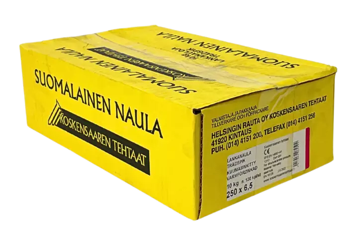 Lankanaula kuumasinkitty 250x6,5mm 10kg - Naulat - 6417559082502 - 1