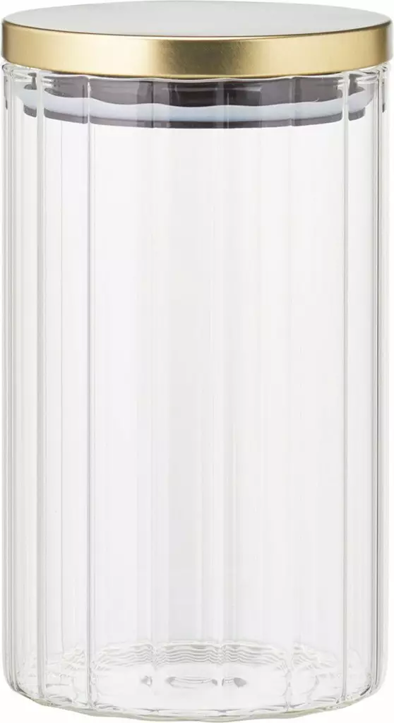 Lasipurkki kannella 1L - Lasipullot ja -purkit - 8721037537582 - 1