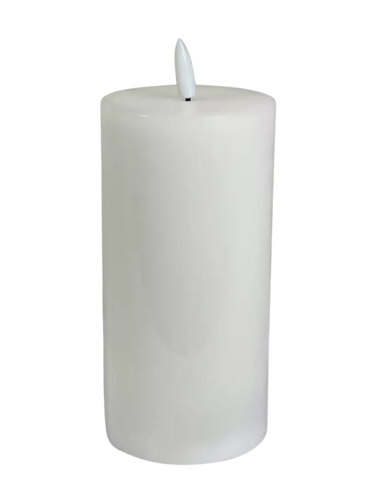 Led 3D vahakynttilä liekillä 15cm - Led-kynttilät - 6438159292122 - 1