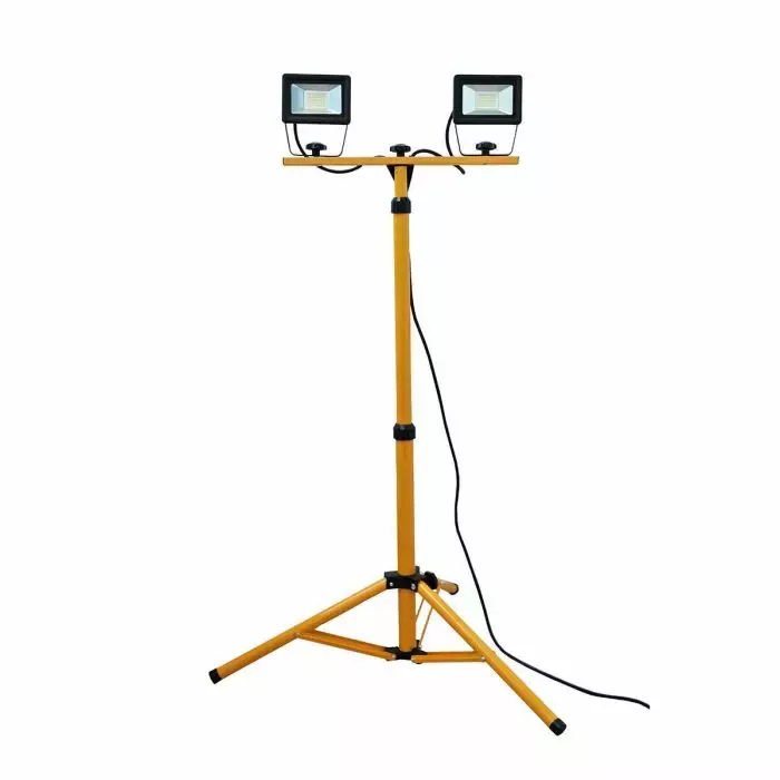 Led max työvalaisin 2x30W jalustalla - Työvalaisimet - 6418536005682 - 1