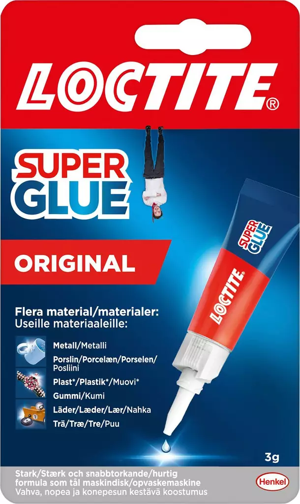 Loctite super glue original 3g - Pikaliimat - 5010266241142 - 1
