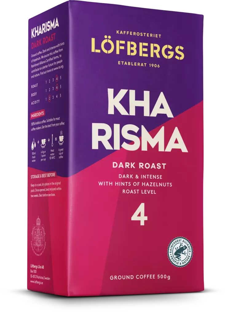Löfbergs Kharisma kahvi 500g Rainforest - Kahvit - 7310050001692 - 1