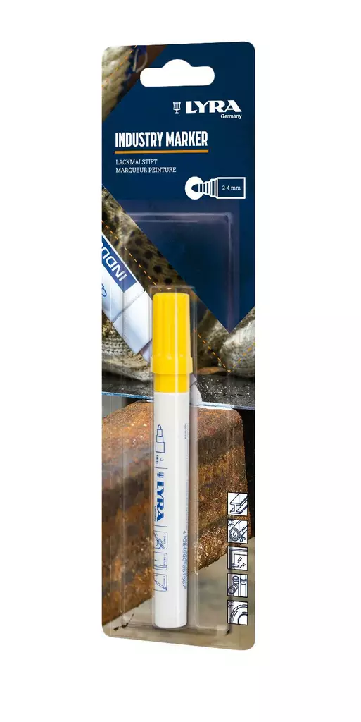 Lyra maalikynä keltainen kp - Merkkausvälineet - 4084900408582 - 1
