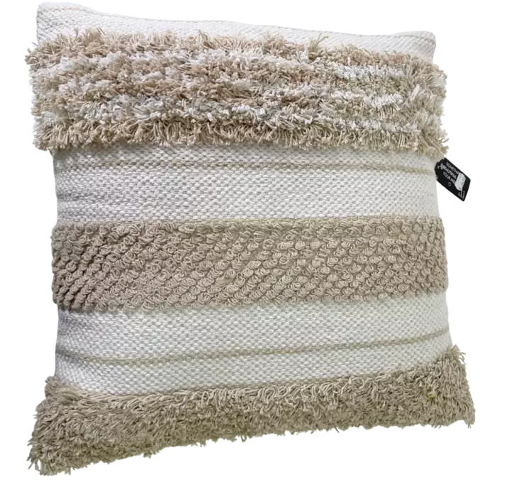 Macrame Sisustustyyny 50x50cm beige - Koristetyynyt - 6430079312102 - 1