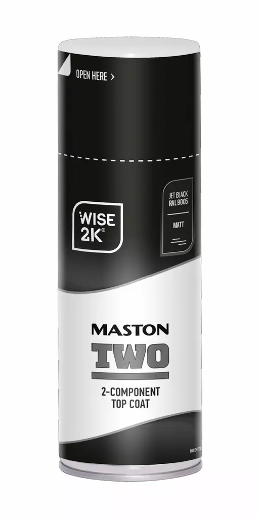 Maston 2K Two syväm. matta RAL9005 400ml - Maalit - 6412490039332 - 2