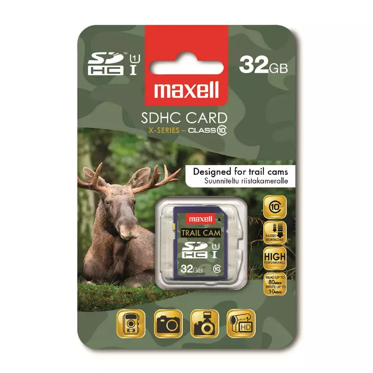Maxell SD-muistikortti 32GB SDHC - Muistitikut ja muistikortit - 4902580725792 - 1