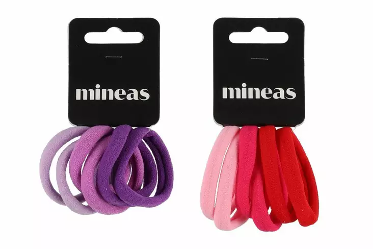 Mineas hiuslenkki 6kpl - Hiuskoristeet - 6410412732422 - 1