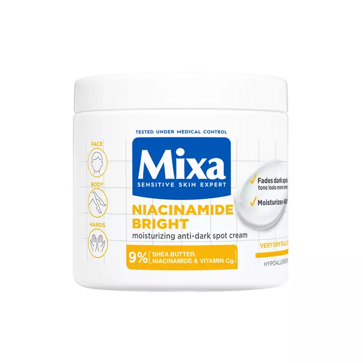 Mixa Niacinamide Bright Ravitseva voide - Vartalo- ja kuorintavoiteet - 3600551186542 - 1