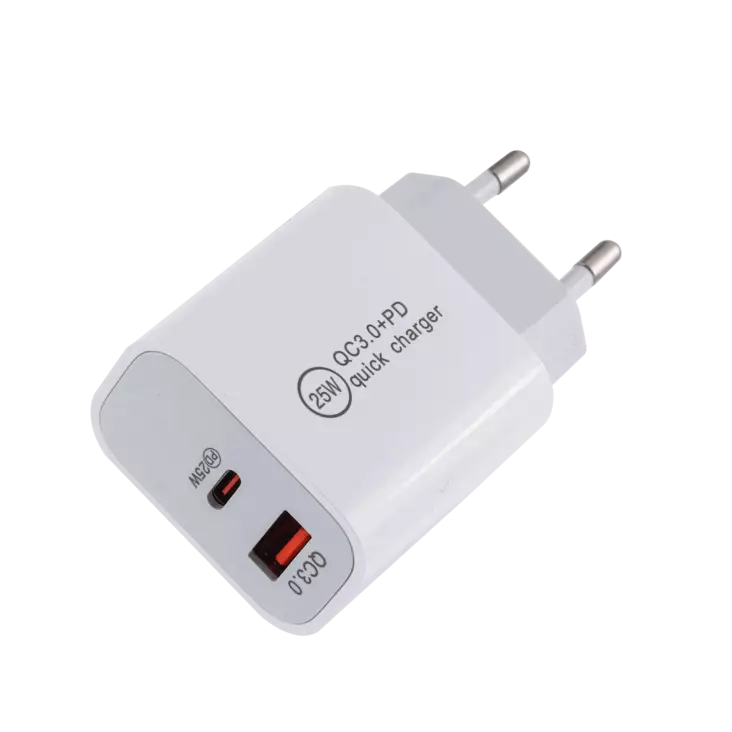 Mobia verkkovirtalaturi usb-c pd 25w + usb qc3.0 18w, max. 25w - Puhelintarvikkeet ja laturit - 6430076523952 - 1