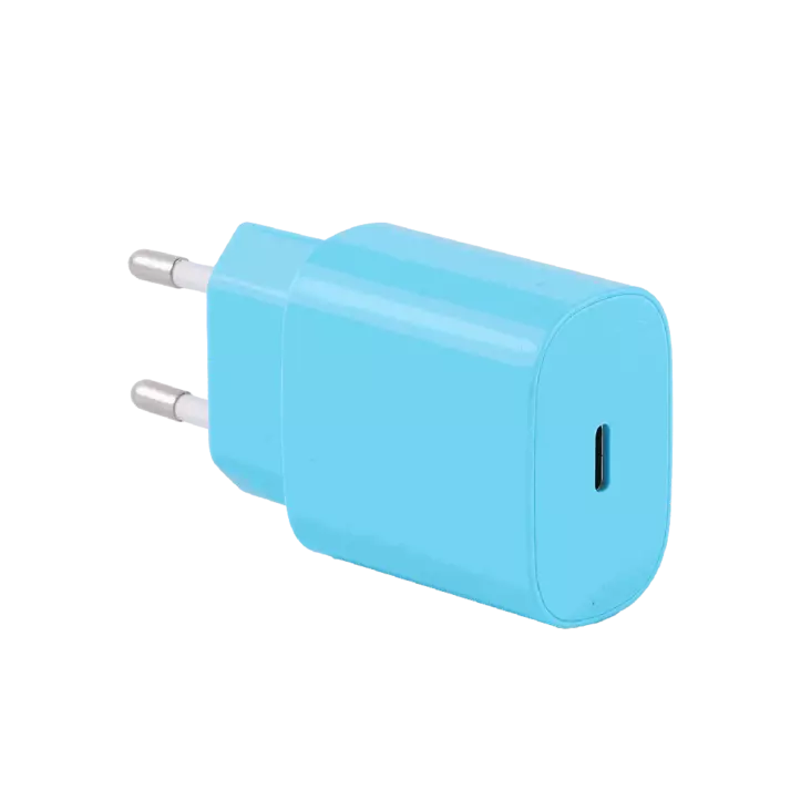 Mobia verkkovirtalaturi USB-C PD PPS 25W, sininen - Puhelintarvikkeet ja laturit - 6430076524942 - 1