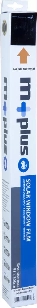 M+ tummennuskalvo sr 51x305cm 5% savu - Auton sisätilatarvikkeet - 6419121120902 - 1