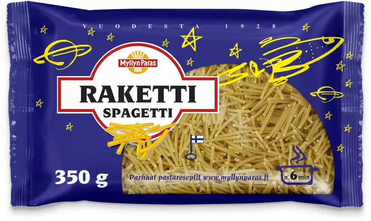 Myllyn Paras Raketti Spagetti 350g - Pastat - 6417700050602 - 1