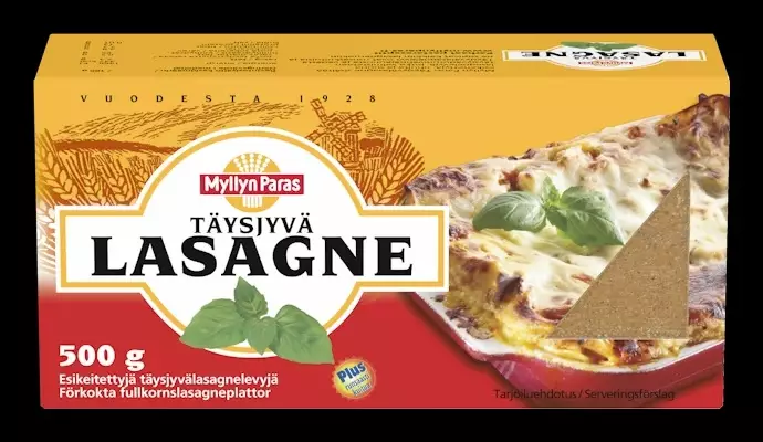 Myllyn Paras Täysjyvälasagne 500g - Pastat - 6417700052712 - 1