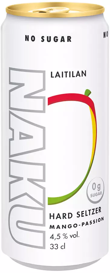 NAKU HARD SELTZER MANGO-PASSION - Kissat - 6418654005632 - 1