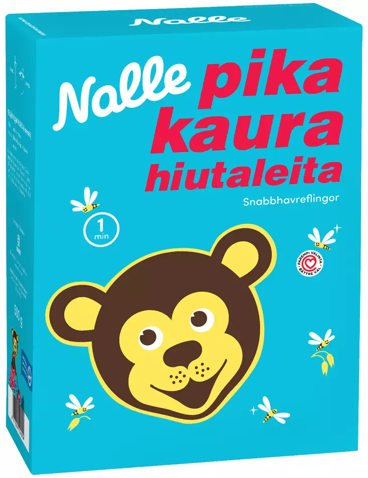 Nalle pikakaurahiutale 500g - Muut hiutaleet - 6411200103172 - 1