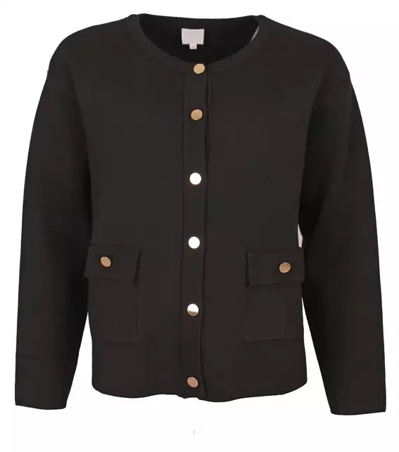 Neulejakku napituksella musta L - Naisten paidat ja puserot - 7330564128142 - 1