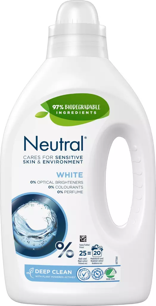 Neutral pyykinpesuneste 1L White - Pyykinpesu- ja huuhteluaineet - 8710522447192 - 1
