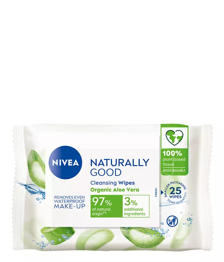 Nivea Naturally Good puhdistusliinat - Kasvovedet ja kasvojen puhdistusaineet - 4005900785862 - 1