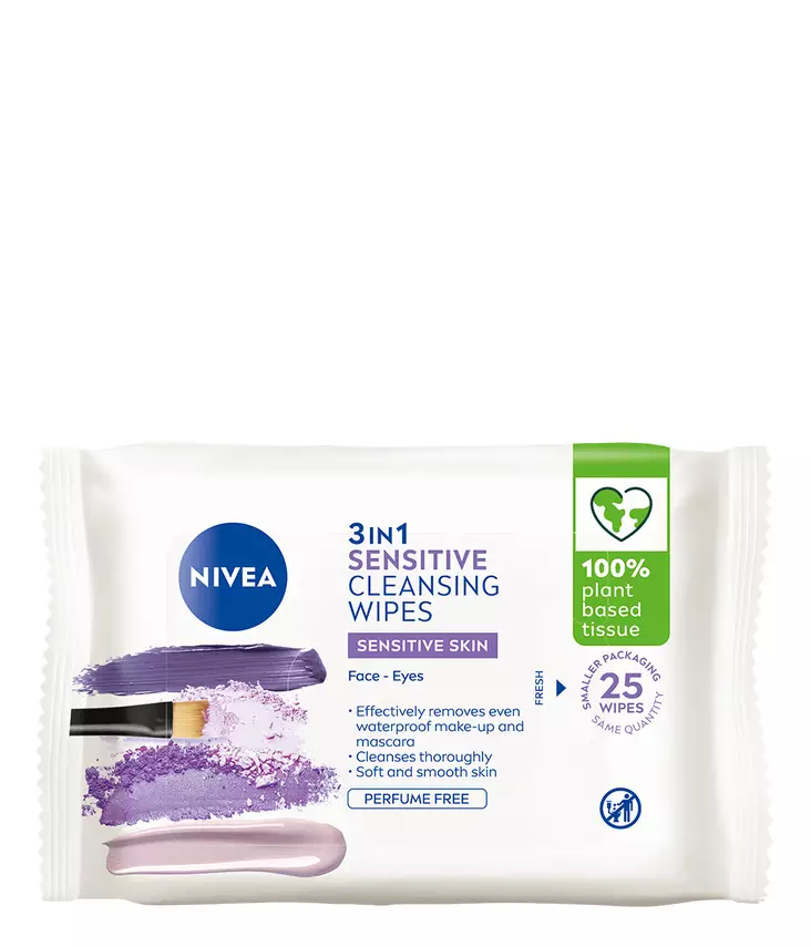 Nivea Sensitive puhdistusliinat 25kpl - Kasvovedet ja kasvojen puhdistusaineet - 4005900283252 - 1