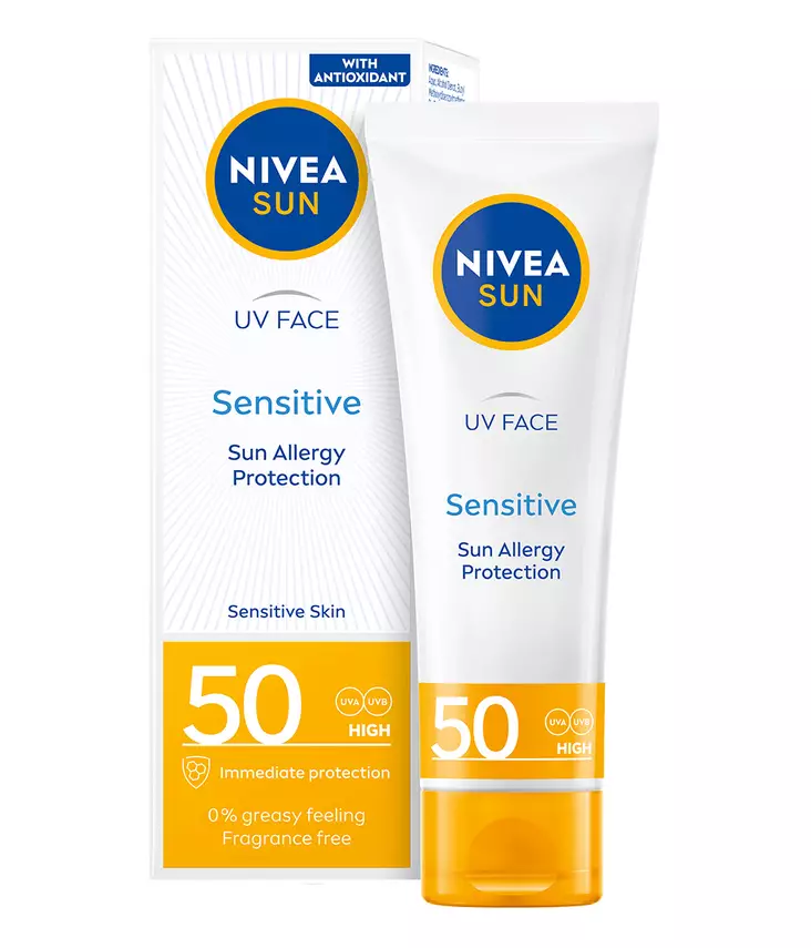 Nivea Sun kasvovoide SK50 UV Face 50ml - Aurinkorasvat ja itseruskettavat - 4005900601902 - 1