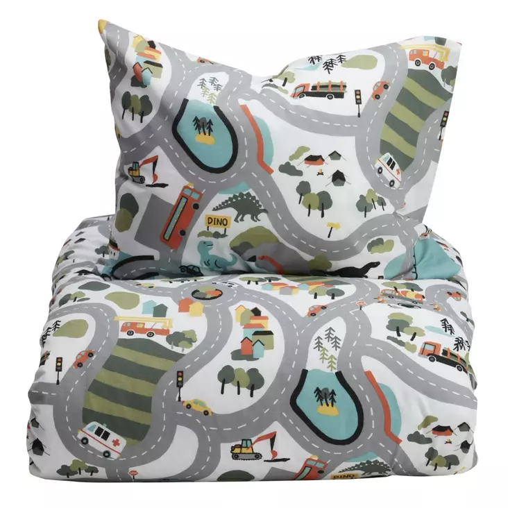 Noble House Liikenne pussilakanasetti 150x60 cm - Pussilakanat - 7318161545012 - 1