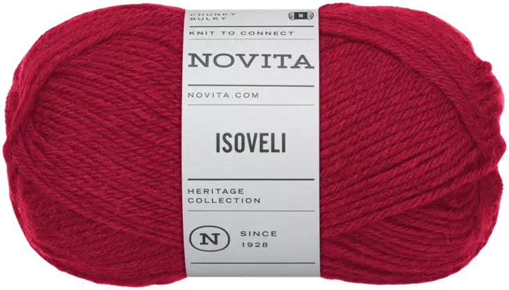 Novita Isoveli 100 g puolukka 523 - Langat - 6412618214252 - 1