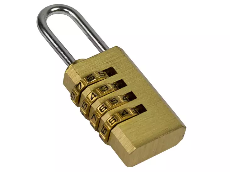 Numerokoodilukko 20mm messinki - Lukot,lukitus ja nivelsalvat - 6414675061282 - 1
