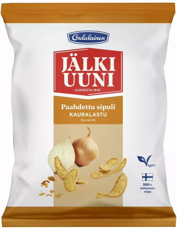 Oululainen jälkiuuni karualastu paahdettu 120g - Sipsit - 6416453334212 - 1