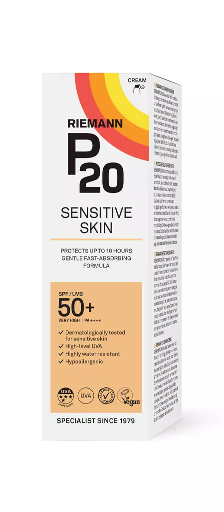 P20 SPF50+ sensitive aurinkosuoja - Aurinkorasvat ja itseruskettavat - 5701943102022 - 1