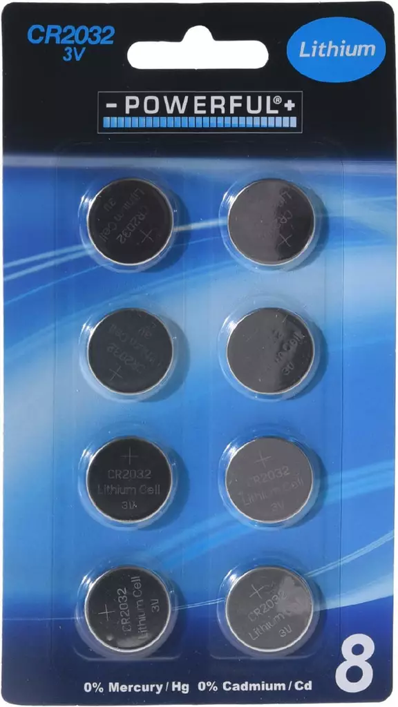 Patteri CR2032 3V 8kpl - Nappiparistot - 8711295770142 - 1