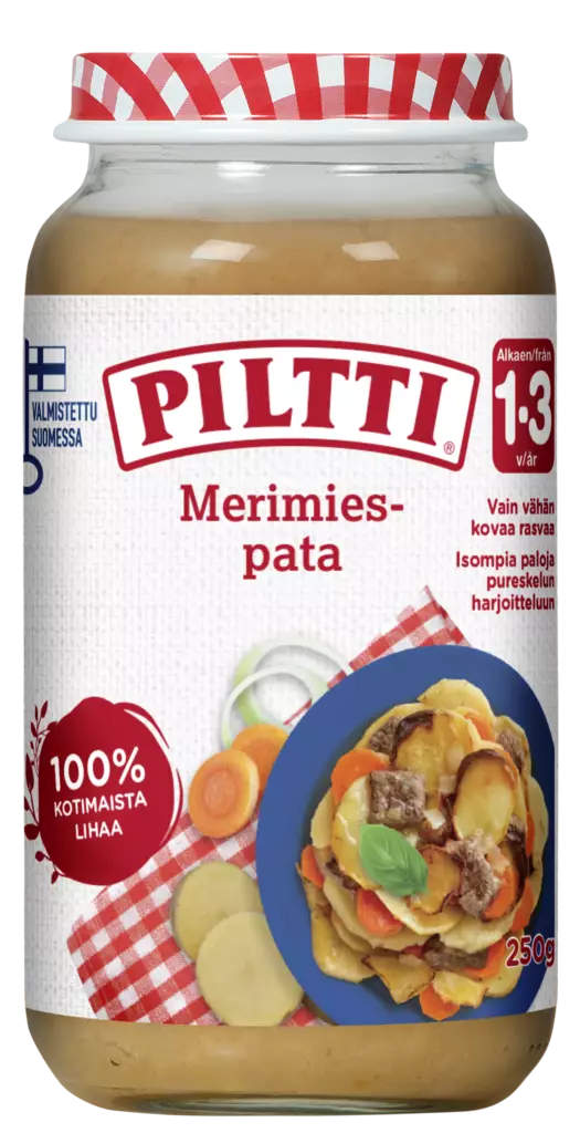 Piltti 250g Merimiespata lastenateria - Lasten ruoka ja juoma - 7613031582822 - 1
