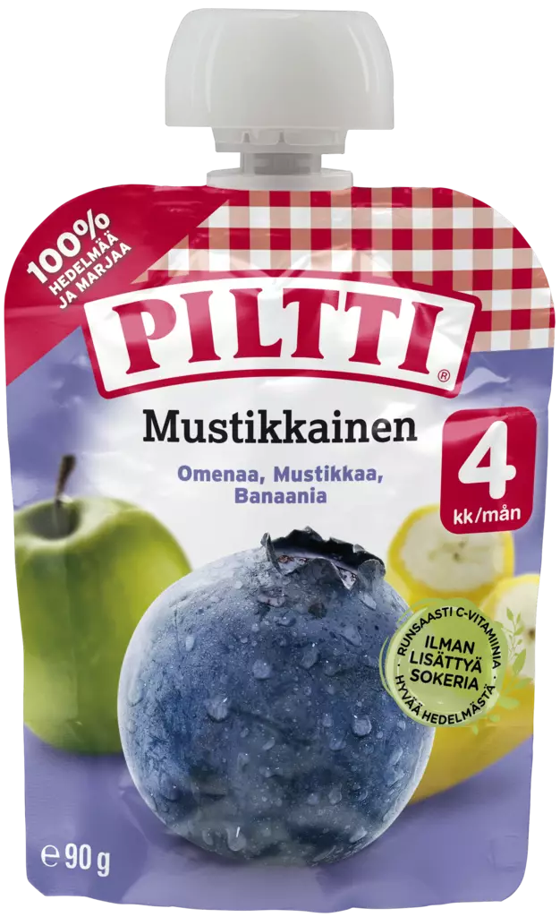 Piltti Mustikkainen 4kk 90g - Marjanpoimurit - 7613034392732 - 1