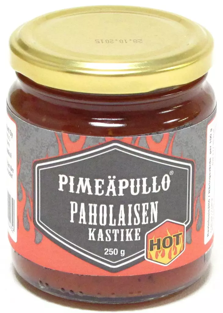 Pimeäpullo paholaisen kastike hot 250ml - Majoneesit,maustekastikkeet ja tahnat - 6418795100432 - 1