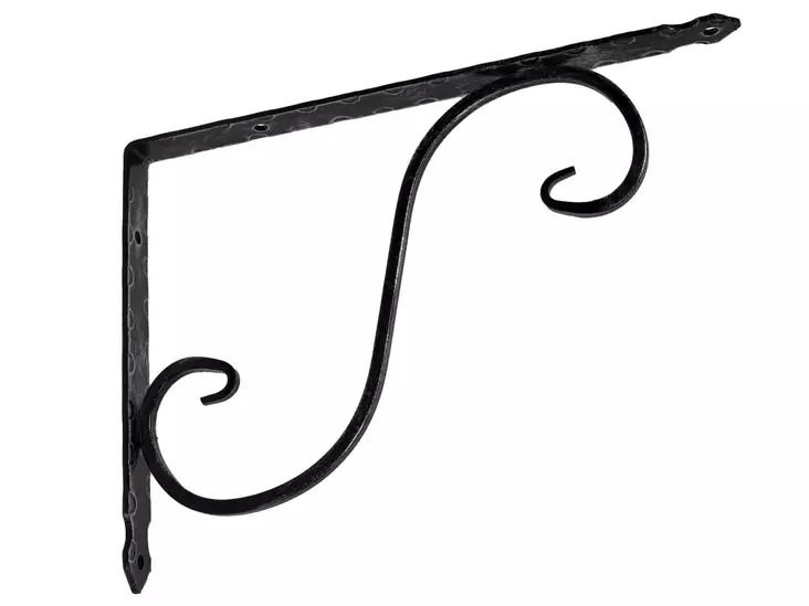 Pisla amppelikannatin 200 x 150mm musta - Amppelitelineet - 6414675064702 - 1