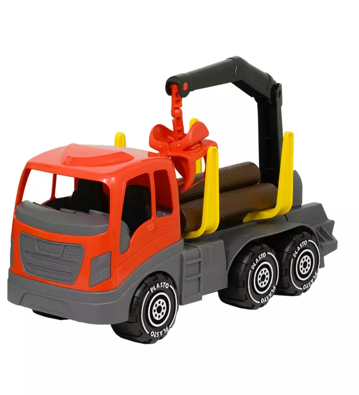 Plasto Tukkirekka 45 cm - Leikkiautot ja kauko-ohjattavat autot - 6410310116782 - 1