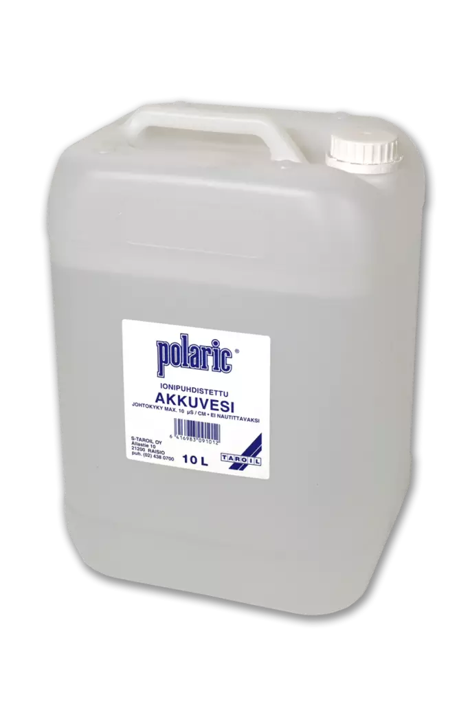 Polaric Akkuvesi 10L - Akkuvedet - 6416983091012 - 1