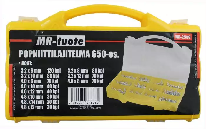 POPNIITTILAJITELMA 650-OS - Autotarvikkeet - 6430074693282 - 1