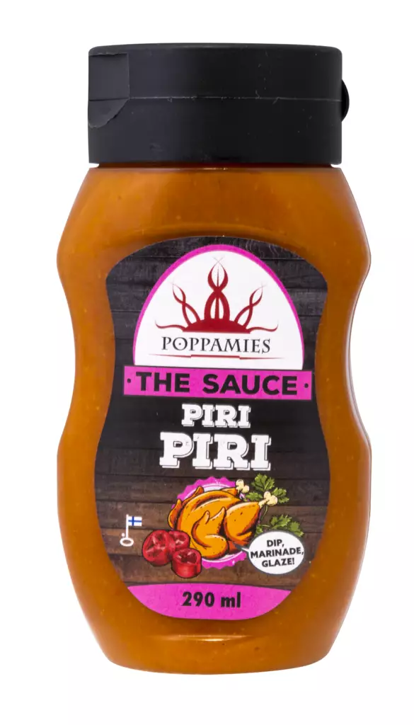 Poppamies piri piri 290ml - Majoneesit,maustekastikkeet ja tahnat - 6430034017462 - 1