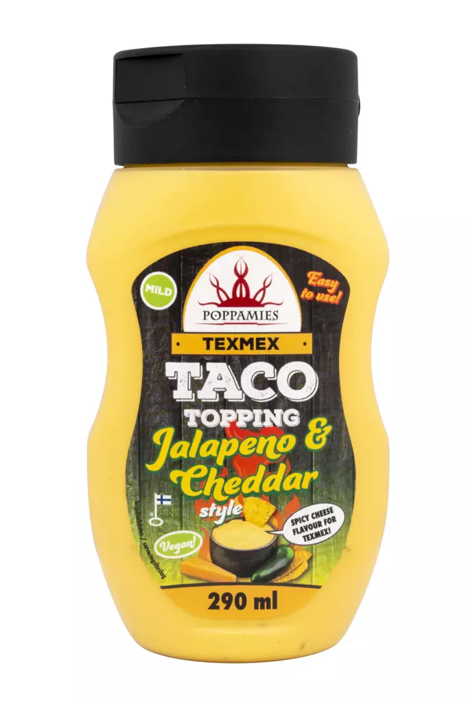 Poppamies Texmex Taco Topping 290ml - Majoneesit,maustekastikkeet ja tahnat - 6430034019282 - 1