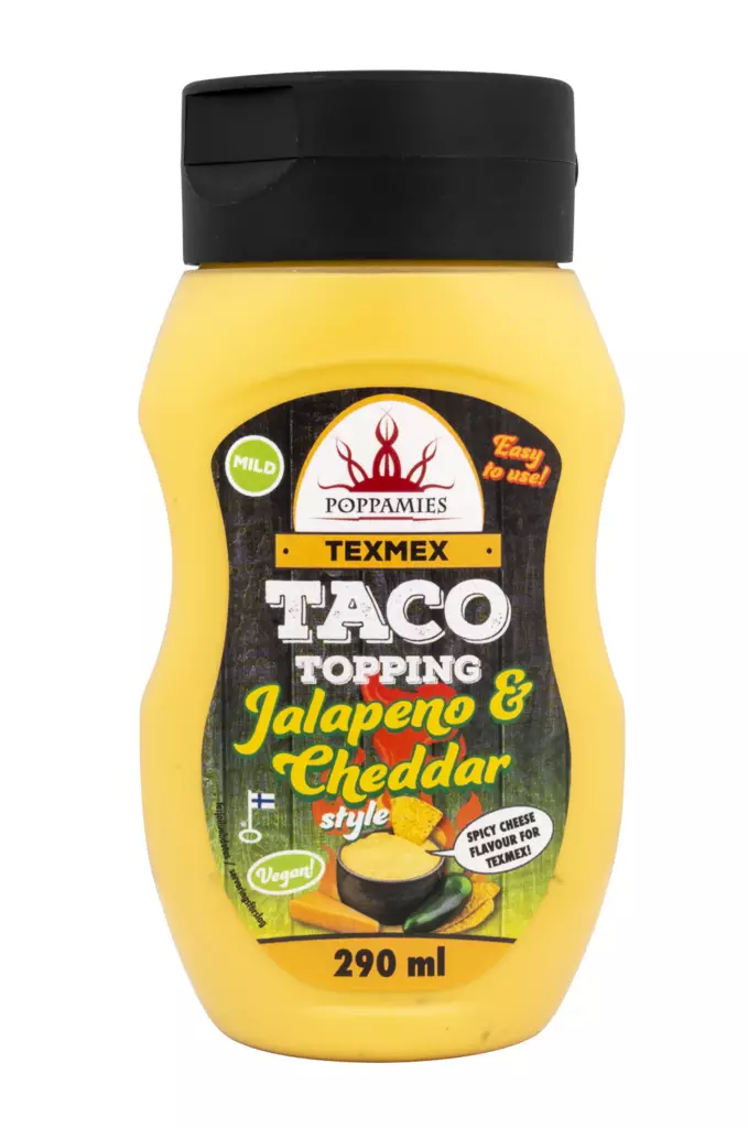 Poppamies Texmex Taco Topping 290ml - Majoneesit,maustekastikkeet ja tahnat - 6430034019282 - 1