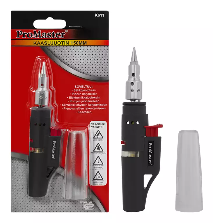 Promaster kaasujuotin 150mm - Kaasutohot, lamput ja sytyttimet - 4710977516102 - 1