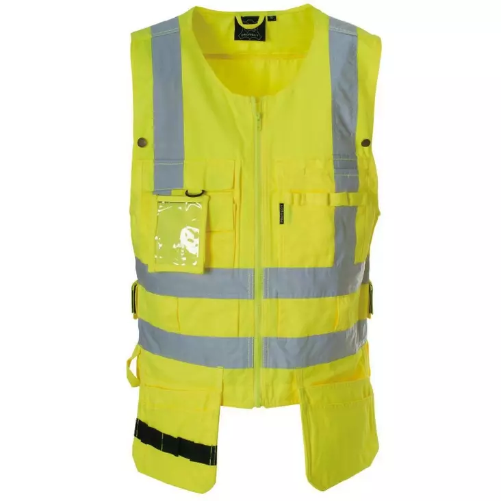 Protect keltainen riipputaskuliivi HH950/ 54 - Työtakit ja Liivit - 6419746109702 - 1