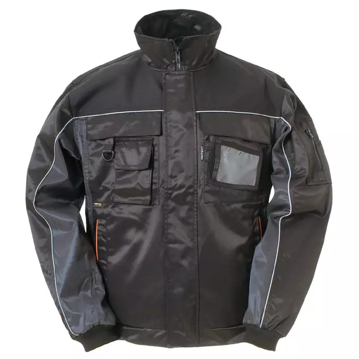 PROTECT TYÖTAKKI MUSTA/HARMAA MH910/58 - Työtakit ja Liivit - 6419746110302 - 1