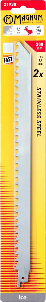 Puukkosahanterä 2kpl RST 8,5/300mm - Puukko-ja pistosahanterät - 6418868219382 - 1