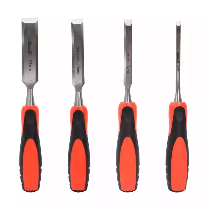 Finbullet Puutalttasarja 4-os 25/19/13/6mm - Taltat - 6430017705492 - 1