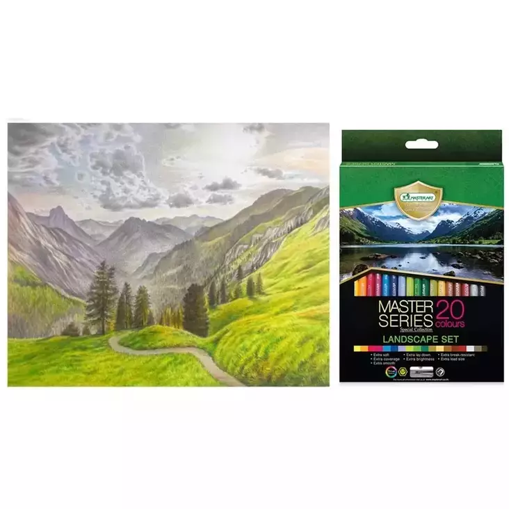 Puuvärikynät 20kpl Landscape - Puuvärikynät ja liidut - 8851907268442 - 1