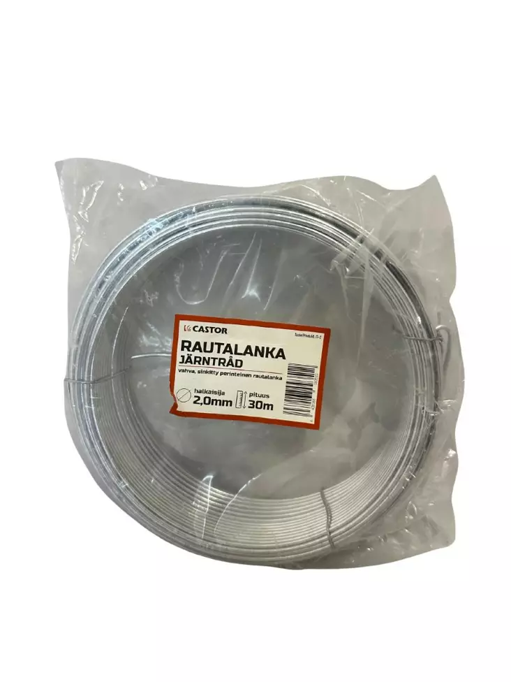 Rautalanka 2,0mm x 30m - Rautalangat, vaijerit ja ketjut - 6438168093512 - 1