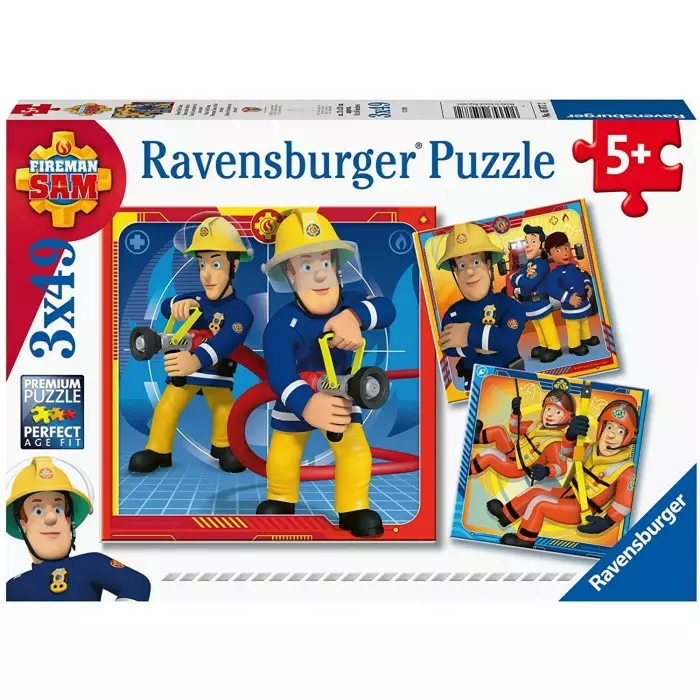 Ravensburger Palomies Sami palapeli 3x49 - Palapelit ja pulmapelit - 4005556050772 - 1
